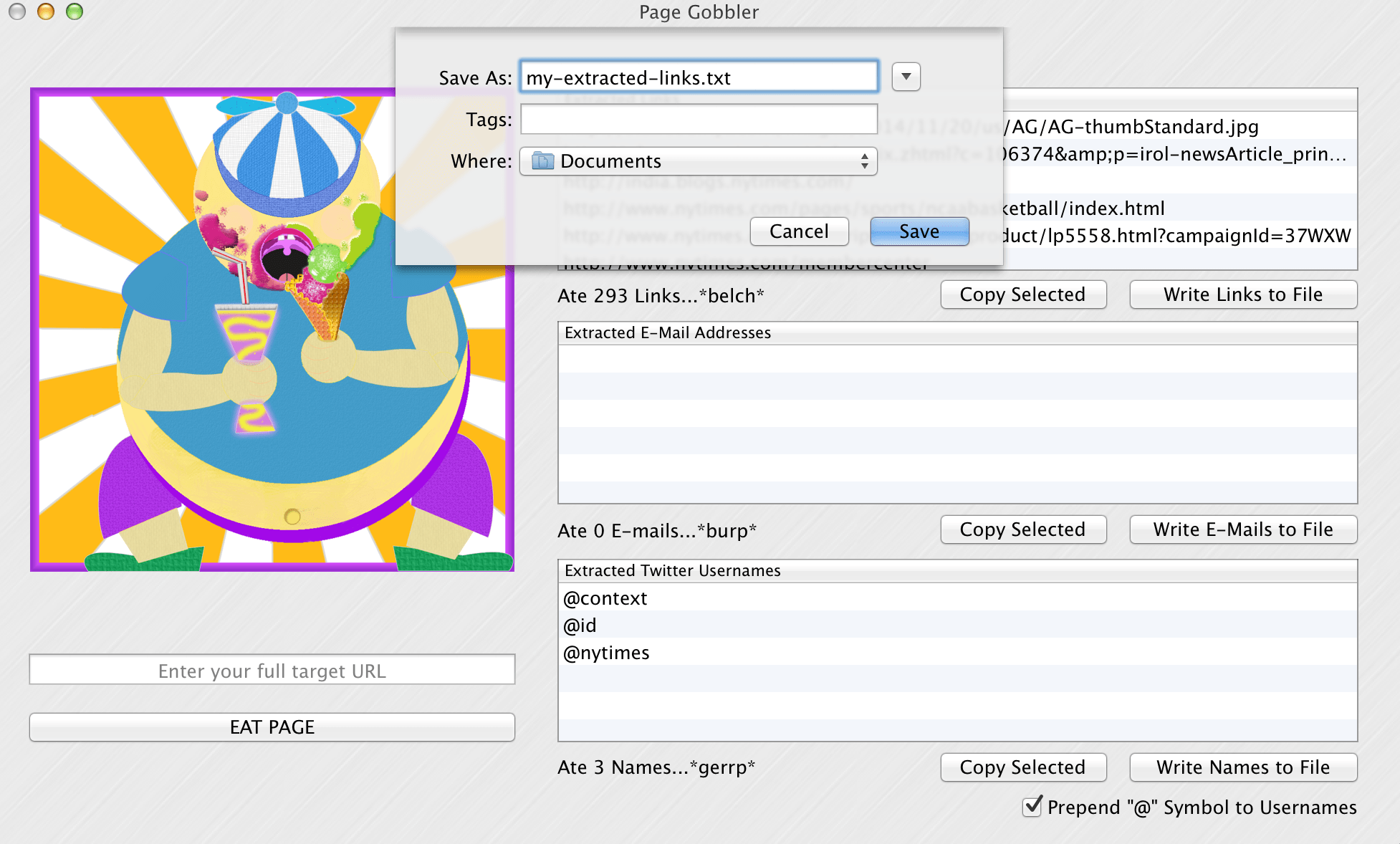Mac OSX Data Extractor Tool