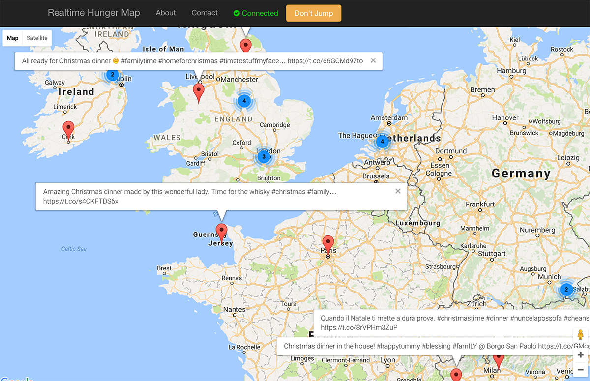 Twitter Realtime Map